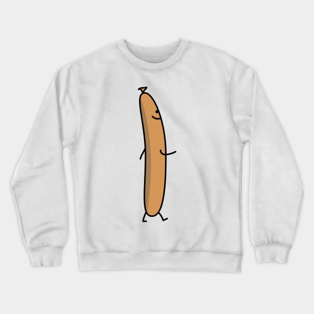 Funny sausage Crewneck Sweatshirt by spontania